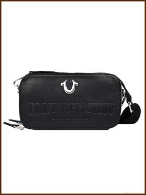 Camera Crossbody Shoulder Bag Double Zip Polypropylene Adjustable Strap